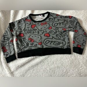 Hello Kitty Cropped Crewneck